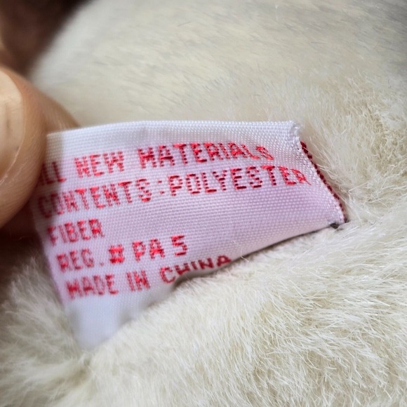 Vintage Douglas Cuddle Toy Siamese Cat Plush White Brown Whiskers Sitting - Picture 9 of 11